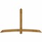 Ekena Millwork Bellingham Rough Sawn Timber Gable Bracket, Western Red Cedar, 108"W x 63"H x 6"D x 6"F, 14/12 Pitch GBW108X63X0606BEL00RWR - alternate 1